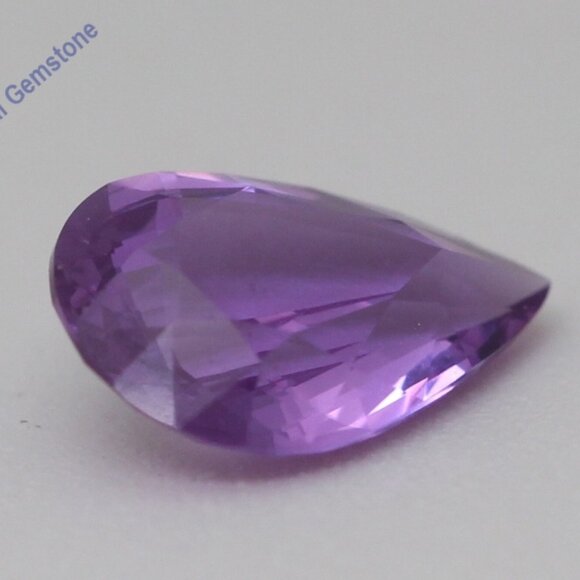 Pear Loose Sapphire (1.46 Ct Pinkish Purple Vs2) Gia C53000099 - Picture 4 of 6